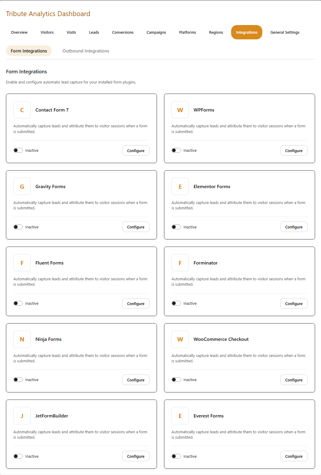 Form Integrations